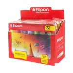 مداد رنگی 72رنگ جعبه فلزی الیپون کد8127212 - Image 3