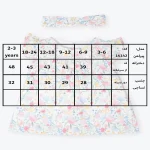 پیراهن دخترانه با تل طرح سونیا کد 14142 - Image 4