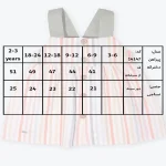 پیراهن دخترانه با تل طرح آذین کد 14147 - Image 4