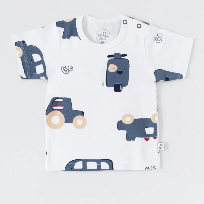 blouse-short-sleeve-boy-car-1.webp بلوز آستین کوتاه ماشین 9214 - Image 1