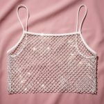 تاپ توری نگین‌دار (Mesh) برند Cotton On