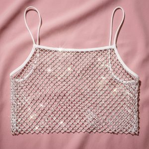 تاپ توری نگین‌دار (Mesh) برند Cotton On