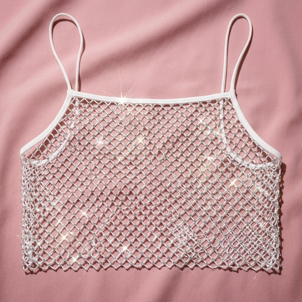 تاپ توری نگیندار (Mesh) برند Cotton On تاپ توری نگیندار (Mesh) برند Cotton On